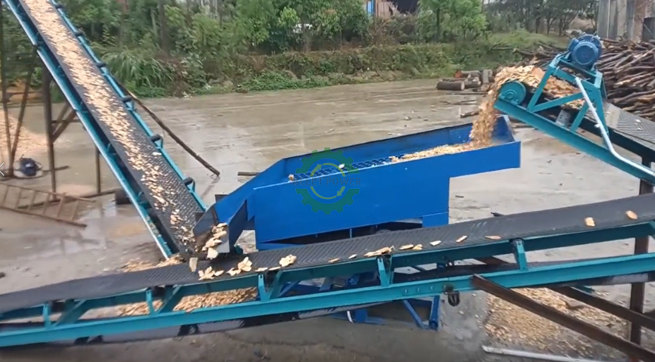 3 ~ 4TPH Complete Wood Chips Production Line in Russia