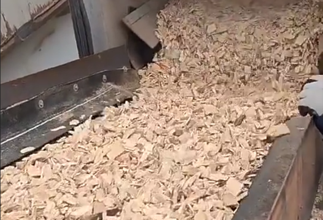1-2 Ton Per Hour Waste Wood Chips Plant in Poland